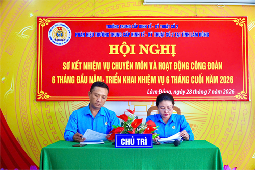 HỘI NGHỊ SƠ KẾT 6 THÁNG ĐẦU NĂM 2026 